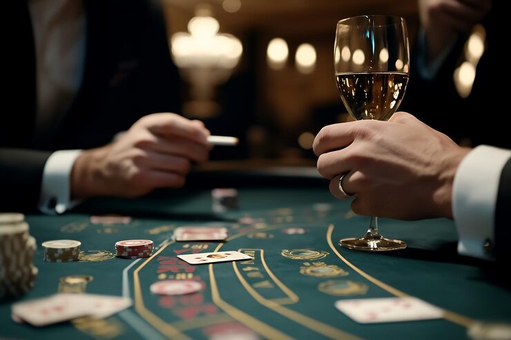 Infinite Blackjack live table interface on jambitoto slot